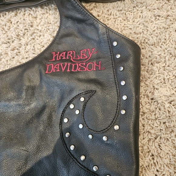 Ladies Harley Davidson studded chaps - Picture 2 of 10